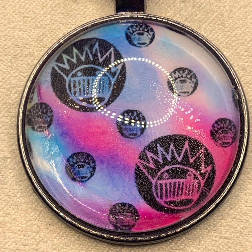 WEEN Boognish Tie-Dye Pendant Necklace! With Chain & FREE WEEN GIFT! - Picture 3 of 11